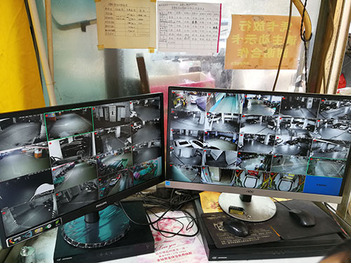 美博城停車場100W監(jiān)控系統(tǒng)